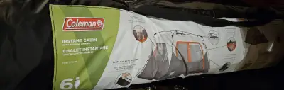 Coleman instant cabin with window Awning, View more