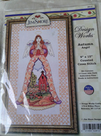 Autumn Angel cross stitch kit