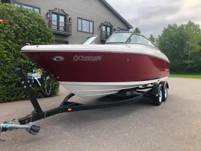 MONTEREY MODELE FS 234 2007, OPEN DECK MOTEUR 5.0 LITRES MERCRUISER 260 HP, PIED ALPHA ONE, 870 HEUR...