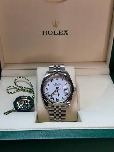 2022 Rolex Datejust Stainless Steel White Roman Dial for SALE!, View more