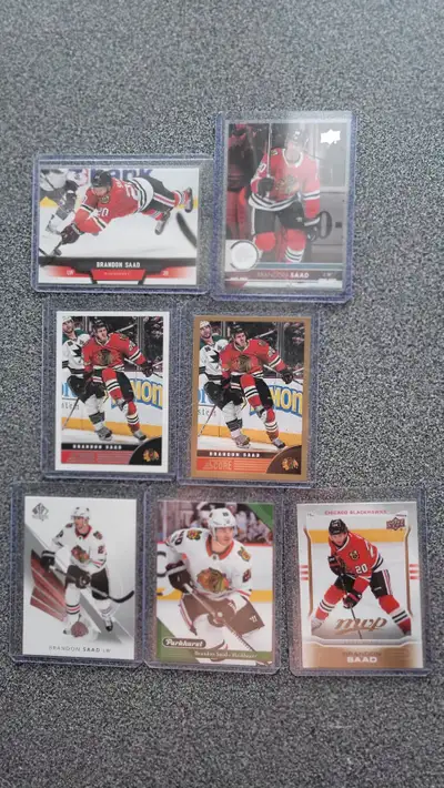 Chicago Blackhawks Brandon Saad 7 Carte Hockey Card, View more