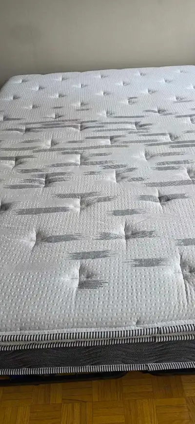 Zinus Queen Mattress + FREE metal bed frame, View more