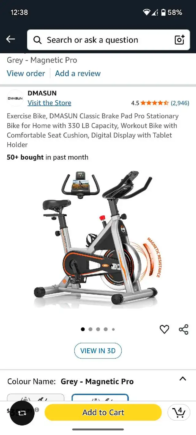 New Stationary bike in Exercise Equipment in Kitchener / Waterloo - Image 2