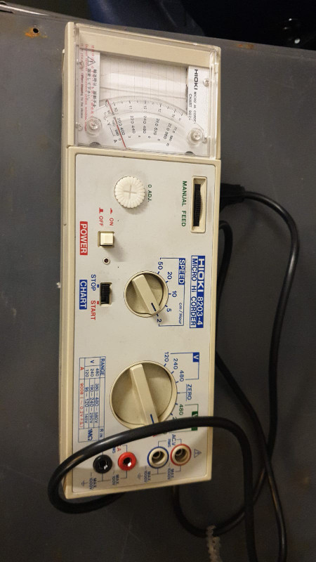 Hioki 8203-4 Micro Hi Corder W/ Probe Voltage Current Data in General Electronics in Kitchener / Waterloo - Image 2