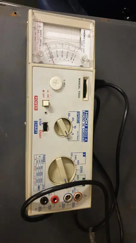 Hioki 8203-4 Micro Hi Corder W/ Probe Voltage Current Data in General Electronics in Kitchener / Waterloo - Image 3