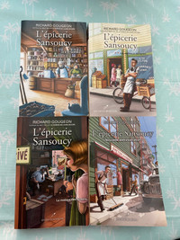 Série de 4 livres : L’épicerie Sansoucy 