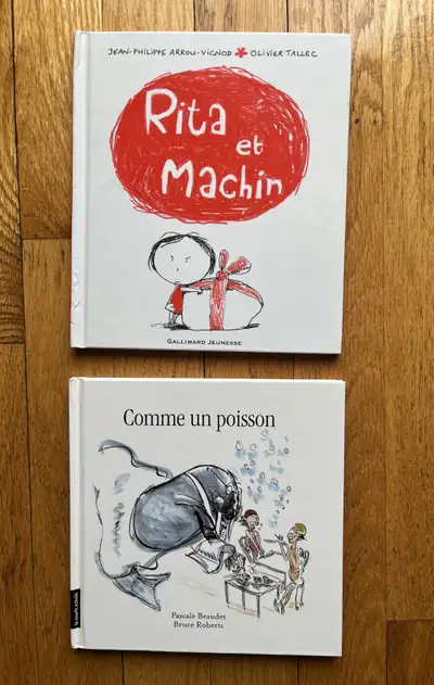 LIVRE ENFANT (6$ chaque) * RITA ET MACHIN de JEAN-PHILIPPE ARROU-VICNOD et OLIVIER TALLEC Le livre e...