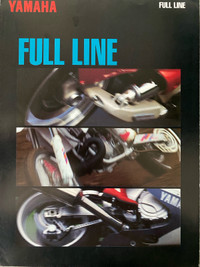 1993 Yamaha Full Line Original 8 Pg Dealer Brochure 