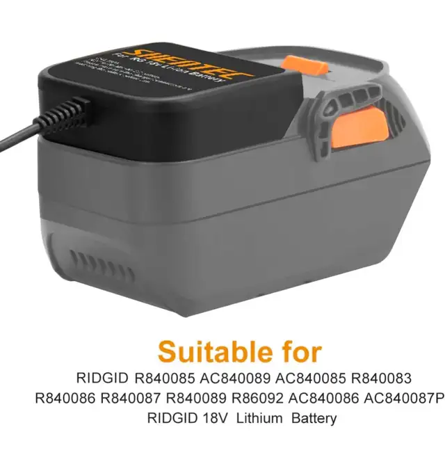 18V Lithium Battery Charger Compatible with RIDGID R840085 in Power Tools in Oshawa / Durham Region - Image 6