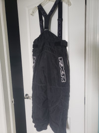 FXR Snowmobile Bib Overalls Pants Youth Size 10