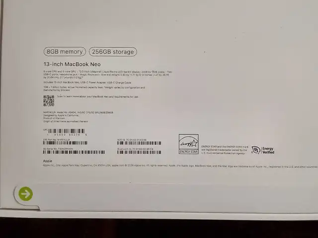 Apple Macbook Neo Laptop brand new in box | Laptops | London | Free ...