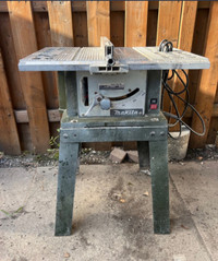  Table saw and stand  