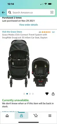 Graco SnugRide SnugLock 35 Infant Car Seat, for rear facing infa