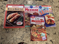 Mexican Cookbooks  Set of 4