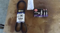 Ford f150 2.7 water pump belt plus 6 NKG spark plugs