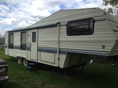 Has been sitting for many years as we do not have a fifth wheel hitch. No mice or bugs. Kept clean....