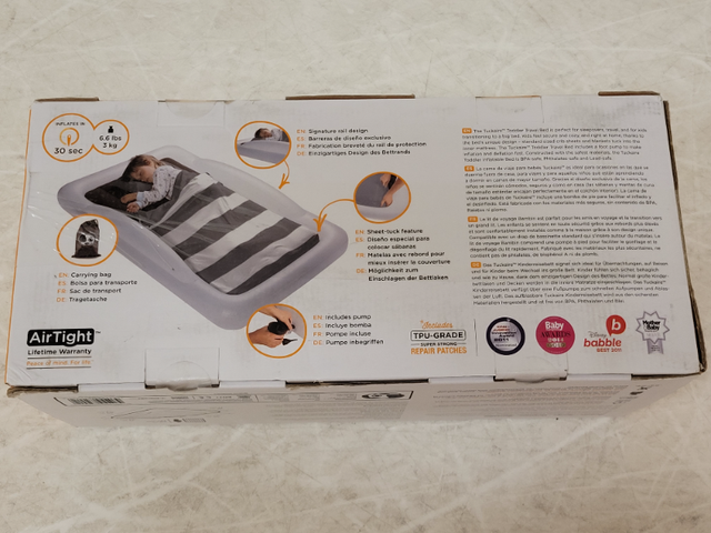 The Shrunks Toddler Travel Bed with Electric Pump in Cribs in Guelph - Image 4