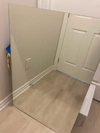 Bathroom Mirror w/ mounting hardware, View more