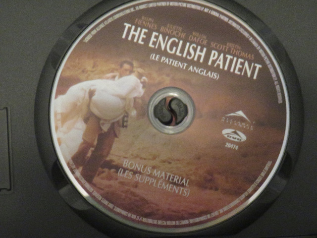 DVD - Le Patient Anglais (The English Patient) - Film de 1996 dans CD, DVD et Blu-ray  à Ville de Québec - Image 4