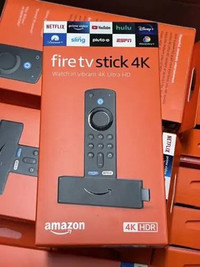 99$ Fully Loaded + Brand New $69 = 4K Amazon Fire Tv Sticks 4 U