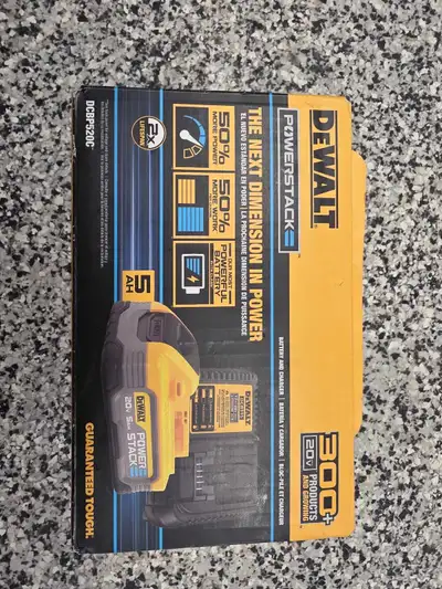 Dewalt DCBP520C POWERSTACK™ 20V MAX* 5Ah Battery Kit, View more