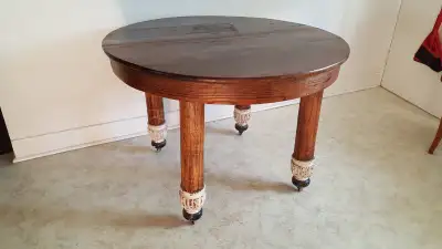 Antique round table, View more