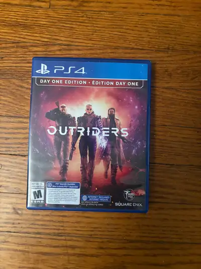 PlayStation 4 game (1) outriders $5, View more