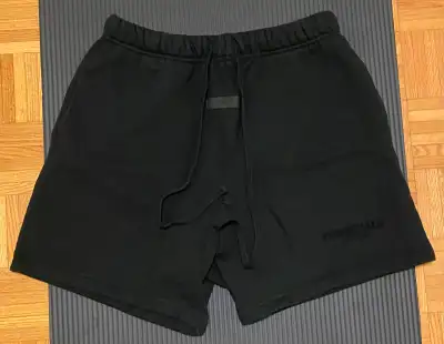 Essentials Fear of God Black Shorts, View more