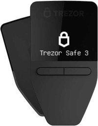 Trezor Safe 3 Passphrase Secure Element Protected Crypto wallet