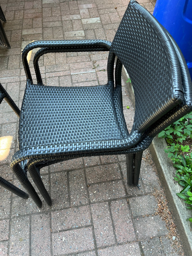 All weather patio armchairs - 50$ per chair in Patio & Garden Furniture in Calgary - Image 2