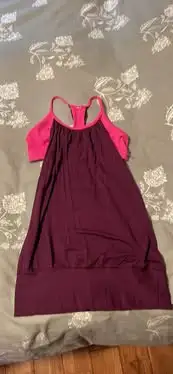 Lululemon gym tank with built in bra size 6, View more