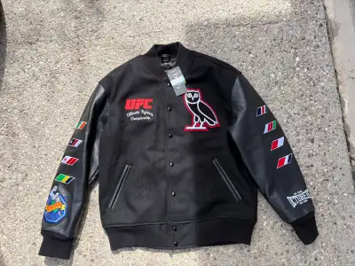 OVO x UFC Championship Varsity Jacket Medium DSWT Rare, View more