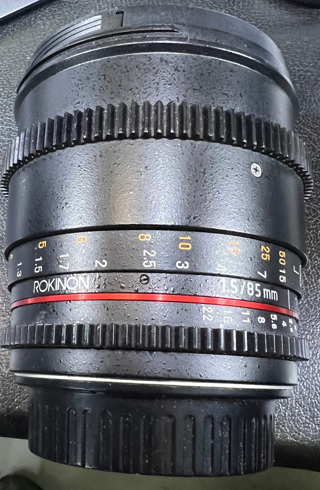 Rokinon 1.5/85mm lens in Cameras & Camcorders in Mississauga / Peel Region