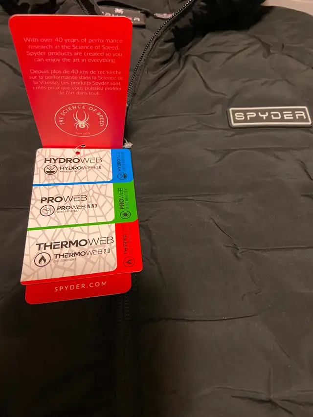 Brand New Men’s Spyder Lightweight Puffer Winter Jacket in Men's in Calgary - Image 6