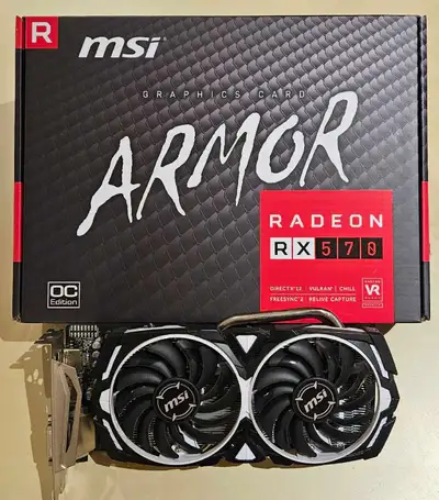 MSI RX 570 ARMOR 8GB GDDR5, View more