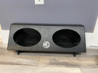 Rear dual speaker box for MGB and similar