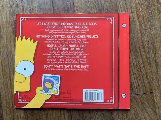 The Simpsons Uncensored Family Album Book in Arts & Collectibles in Kitchener / Waterloo - Image 2