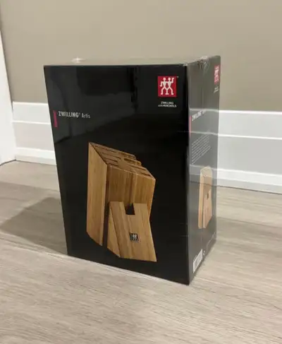 New and Unopened Zwilling Artis Knife Block, View more