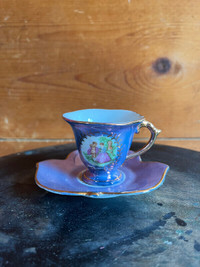 Antique demitasse cup and saucer