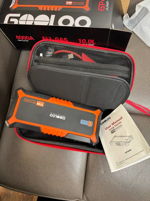 GOOLOO GP4000 Jump Starter in General Electronics in Winnipeg - Image 3