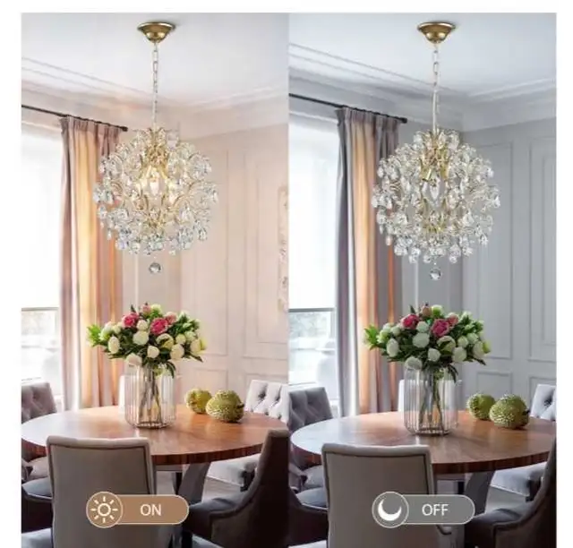 Gold Pendant Chandelier in Indoor Lighting & Fans in Mississauga / Peel Region - Image 5