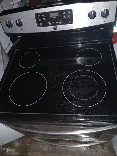 Kenmore Glass Top Stainless Steel Stove, View more