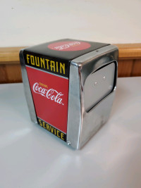 VTG Coca Cola Napkin Dispenser 1999 Diner Collection D Coca-Cola