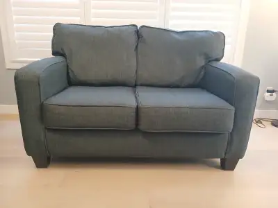 Gray fabric 2 seater sofa/loveseat, View more