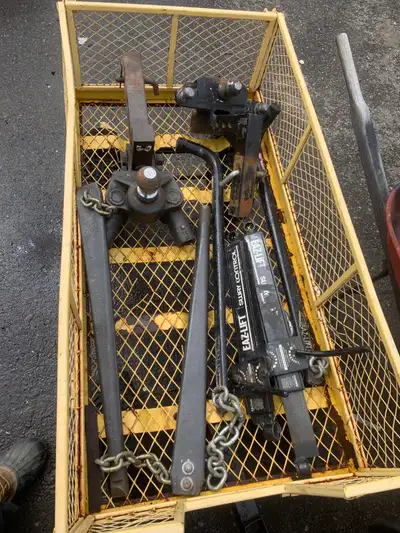 Got these hitches 250$ for the heavy duty one 150$ for the smaller one