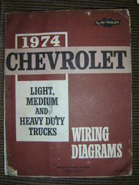 1974 Chevrolet Wiring Diagrams