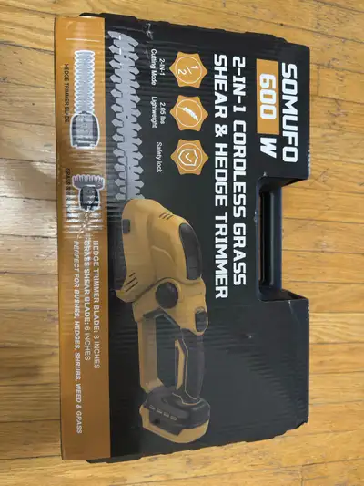 Cordless Grass Shear & Hedge Trimmer (uses DeWalt bat, View more