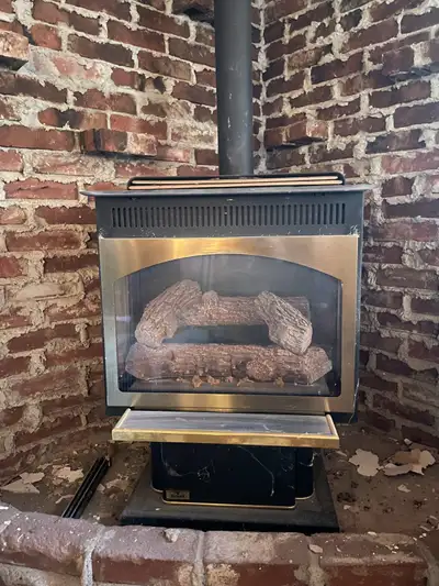 Freestanding Gas Fireplace, View more