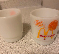 Vintage McDonald’s “Good Morning Canada” mugs.