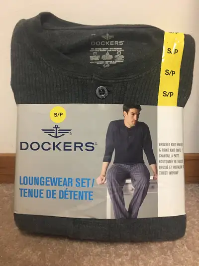 MENS 2 PIECE LOUNGEWEAR SET;SIZE SMALL;DOCKER BY LEVIS;BRAND NEW, View more